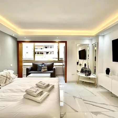 아파트 Studio Oasis In 2º Line Beach In The Centre Of - Eaw Homes 마르베야